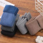 4 Pair Men's Winter Thick Inside Velvet Warm Fleece Thermal Socks - Image 8