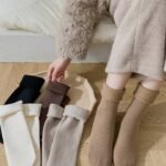 3 Pair Cashmere Winter Warm Warm Coral Thermal Fleece Fluffy Socks Premium Quality