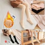 1 Pair Long Thick Warm Fleece Lined Thermal Socks - Image 2
