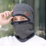 Woolen Knitted Beanie Cap Plus Neck Scarf Set for Men Women Girl Boy – Warm, Snow Proof - Image 6