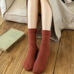 4 Pair New Fashion Winter Warm Warm Coral Thermal Fleece Fluffy Socks Premium Quality - Image 4