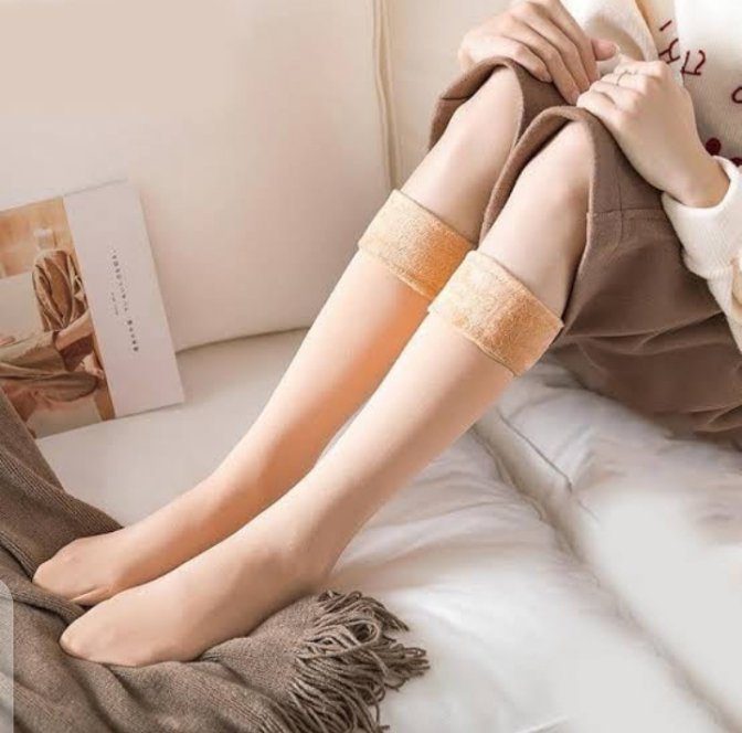 Screenshot_20231205-012838_1 1 Pair Long Thick Warm Fleece Lined Thermal Socks - Image 1