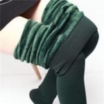 Women Stretchable Leggings Inside Velvet Fleece - Image 2