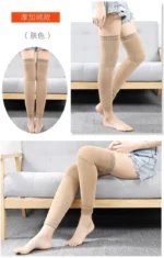 Woolen Inside Full Leg Fleece Knee Warmer - Image 5