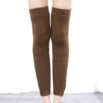 Woolen Inside Full Leg Fleece Knee Warmer - Image 2