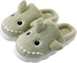 Girls Winter Soft Shark Fish Slippers - Image 9