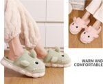Girls Winter Soft Shark Fish Slippers - Image 8