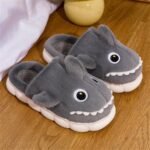 Girls Winter Soft Shark Fish Slippers - Image 10