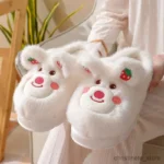 Girls Winter Fluffy Soft Slippers - Image 3