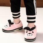 Cute Winter Slippers for Kids | Thick Fur Warm Soft Home Shoes - Image 2