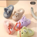 Kids Winter Bear Soft Slippers