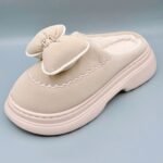 Women Winter Bow Slippers - Image 3