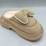 Women Winter Bow Slippers - Image 4