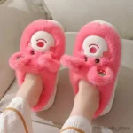Girls Winter Fluffy Soft Slippers - Image 2