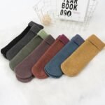 4 Pair Kids Winter Thermal Cashmere Wool Socks - Image 11
