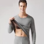 2 Pc Grey Color Thermal Inside Single Layer VELVET FLEECED - Image 3
