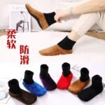 1 Pair Kids Winter Non-Slip Indoor Floor Socks Soft Home Velvet Slipper Socks - Image 10