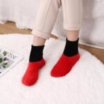 1 Pair Kids Winter Non-Slip Indoor Floor Socks Soft Home Velvet Slipper Socks - Image 6