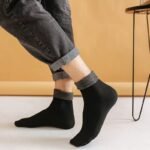 1 Pair Men's Winter Woolen Warm Soft Thick Warm Fleece Thermal Socks - Image 4