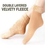 2 Pair Unisex Winter Thick Warm Fleece Lined Thermal Stretchy Elastic Velvet Socks for Kids/Men/Women - Image 7