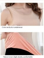 Thermal VELVET FLEECED Lined Camisole Sleeveless - Image 5