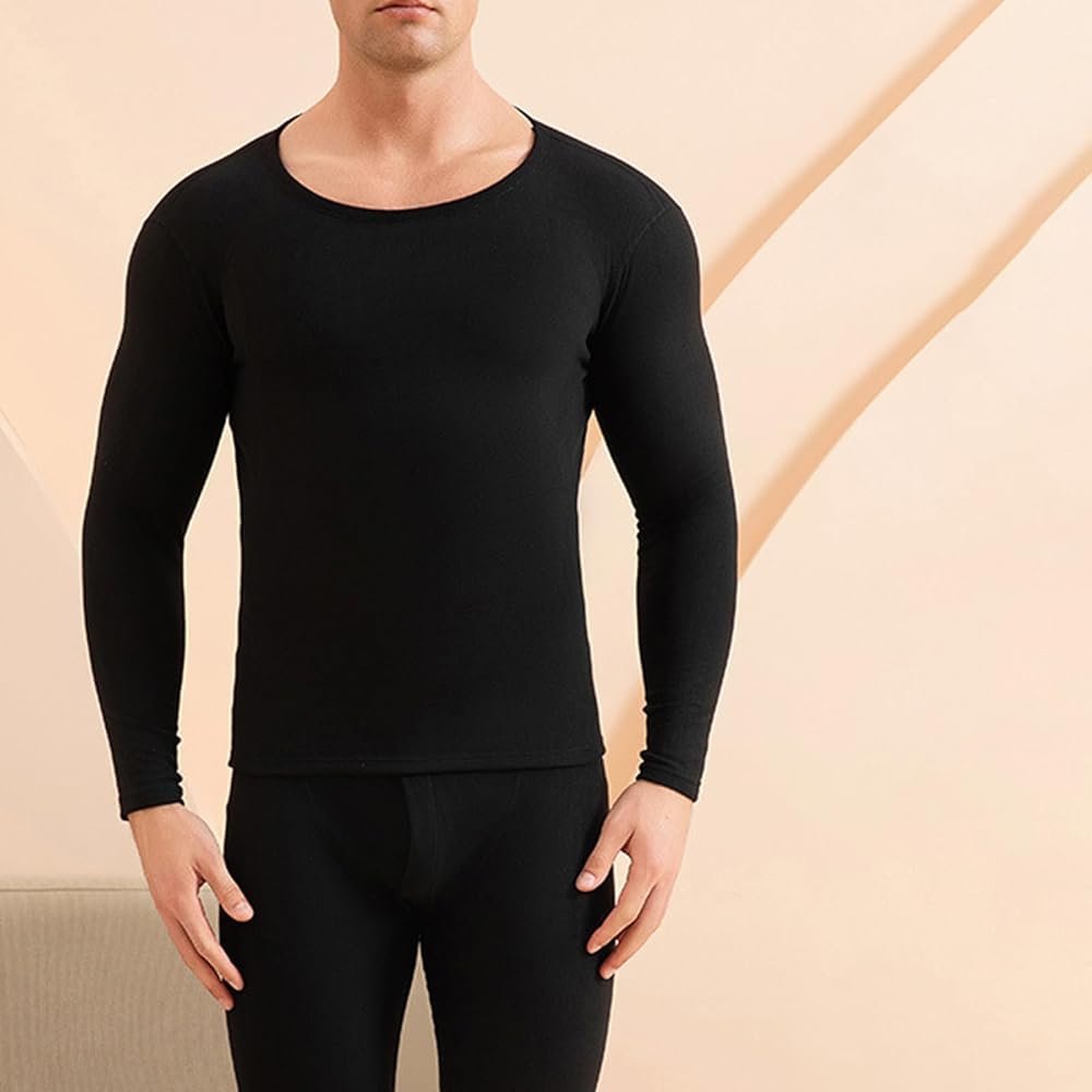 61qwpXBVpFL._AC_UY1000_.jpg MEN FLEECE Innerwear Thermal Inside Fleece Suit - Image 1