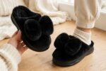Bow Bliss-Fluffy Bow Slipper for Women - Image 5