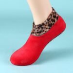 1 Pair Women Warm Non-Slip Indoor Floor Socks Soft Home Velvet Slipper Socks - Image 8