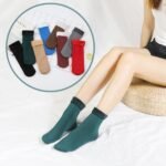 5 Pair Unisex Winter Thick Warm Fleece Lined Thermal Stretchy Elastic Velvet Socks for Kids/Men/Women