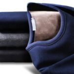 VELVET FLEECED Thermal Inside Single Layer Velvet Fleece Trouser Shirt - Image 4