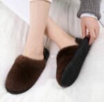 1 Pair Women Winter Warm Non-Slip Indoor Floor Socks Soft Home Velvet Slipper Socks - Image 5