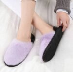 1 Pair Women Winter Warm Non-Slip Indoor Floor Socks Soft Home Velvet Slipper Socks - Image 3