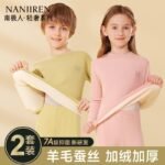 Kids Thick Fleece Thermal Suit | Winter Warm Inner Wear Set for Boys & Girls