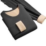 2Pcs LAMB WOOL Thermal Inside Thick Lamb Wool Trouser Shirt - Image 7