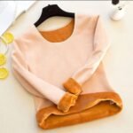 Thermal VELVET FLEECED Lined Full Sleeves Camisole Vest