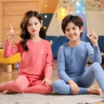 Kids Chinese Imported Thermal Too Much Warm Stretchable Fabric Trouser Shirt - Image 5