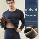 2 Pc VELVET FLEECED Thermal Inside Single Layer Velvet Fleece Innerwear For Men