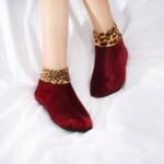 1 Pair Women Warm Non-Slip Indoor Floor Socks Soft Home Velvet Slipper Socks - Image 5