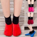 1 Pair Kids Winter Non-Slip Indoor Floor Socks Soft Home Velvet Slipper Socks - Image 12
