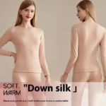 Women ACRYLIC Thermal Wear Full Suit- Deep Neck - Image 6