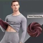 2 Pc Grey Color Thermal Inside Single Layer VELVET FLEECED